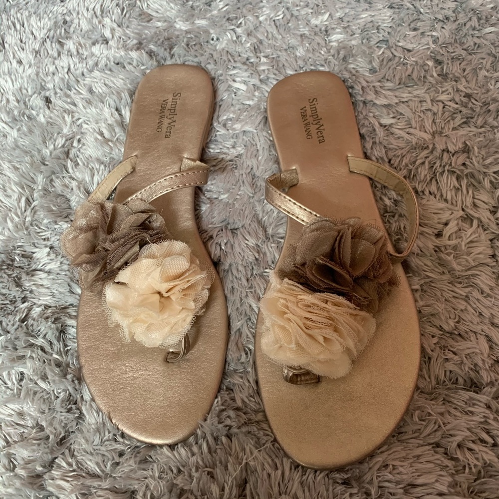 Vera Wang dress sandals